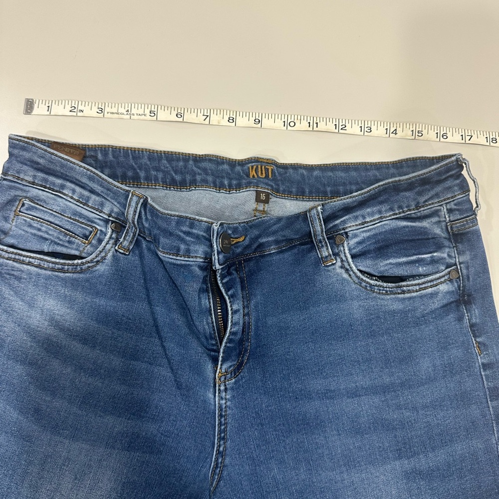 Kut from the Kloth Dark Blue Denim Jeans - Picture 5 of 6